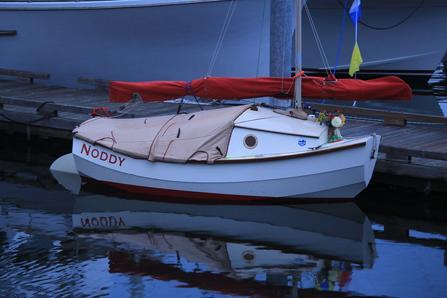 IMG_5254 - Port Townsend WA - 2018 Wooden Boat Festival - SCAMP NODDY, snugged down for the night