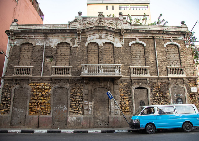 Old ruined portuguese colonial building, Luanda Province, Luanda, Angola