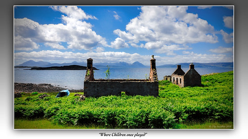 scotland shore skye sea ruin remote highland coast applecross canon jacobite abandoned