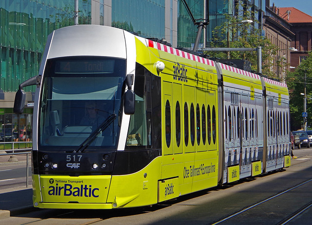 CAF Urbus XL Tram - TLT Tallinna Transport Tallinn Estonia
