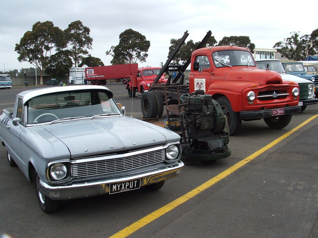 Ford falcon Ute, International Truck and Lister Autotruck -  my toys