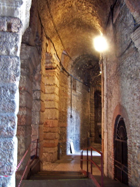 Volta interior, amfiteatre de Verona