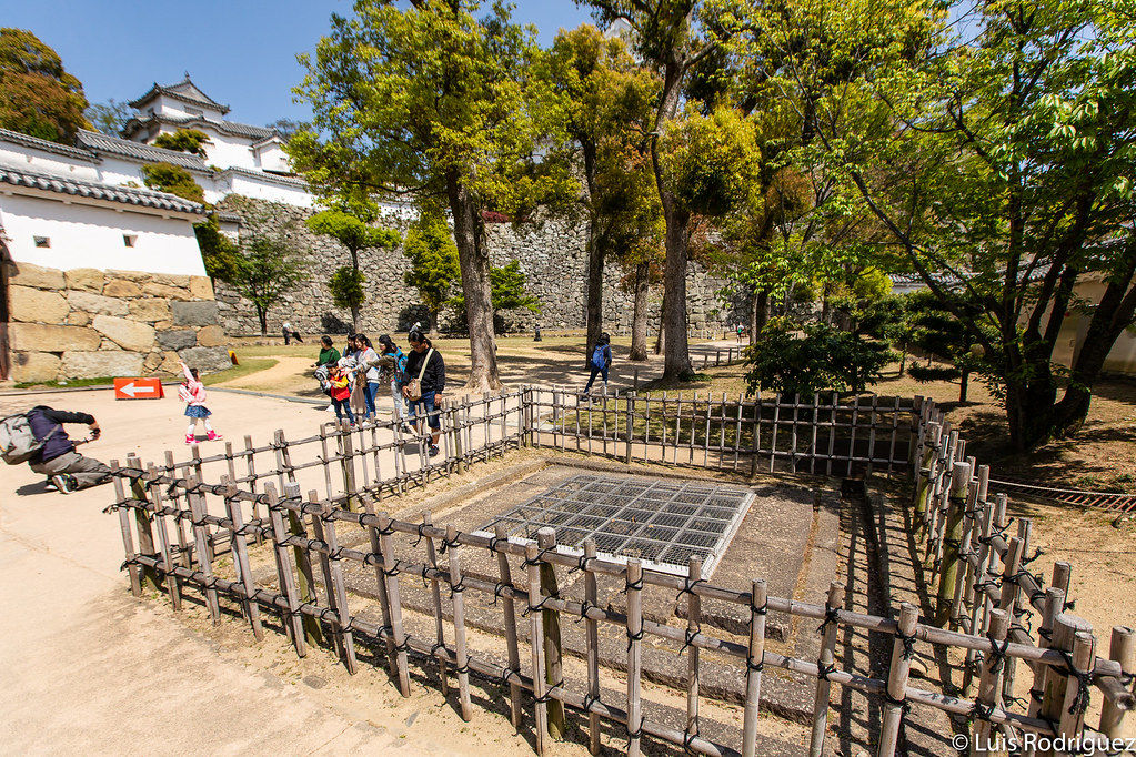 Pozo Ikiku en el castillo de Himeji