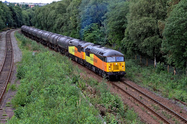 56078 & 56113 approach Rosegrove