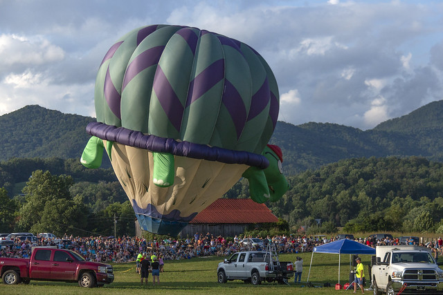 Great Smoky Mountains Hot Air Balloon Festival, Blount County, Tennessee 1