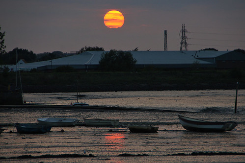 sunset manningtree manningtreeeastofenglandcoop sky essex riverstour estuary countyofessex evening