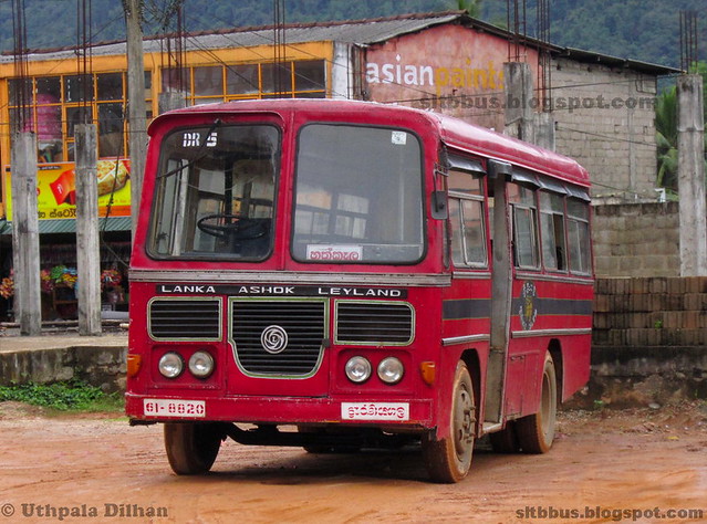 Lanka Ashok Leyland Comet Minor bus from SLTB Deraniyagala depot