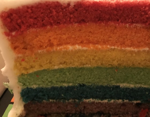 Rainbow cake !