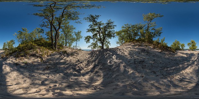 Perfect Summer Day in the Dunes of Prince Edward County, Ontario: North Beach Provincial Park (interactive 360degree pano)