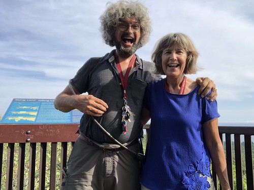 Pancake Bay Lookout selfie