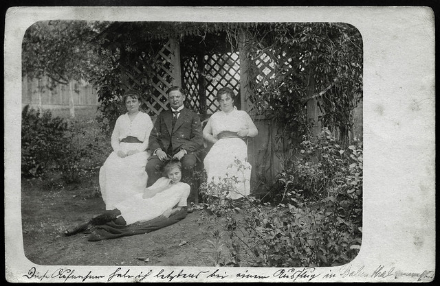 Archiv P847  Familienkarte (front), Danzig, 16. Juli 1916