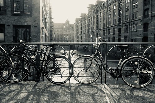 Hamburg bicycles | Speicherstadt, Hamburg, Germany | Debs | Flickr