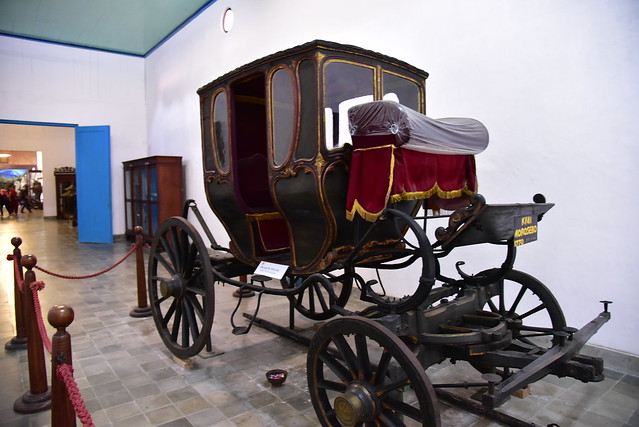 One of the ceremonial wagons used by the Suarkarta sultan