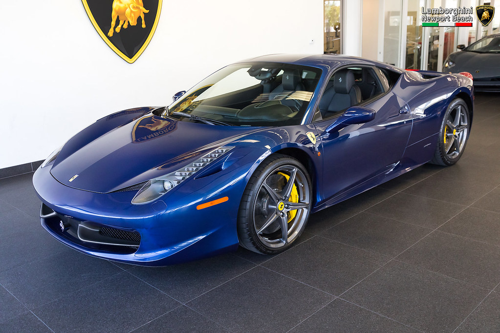 13 Tour De France Blue Ferrari 458 Italia Coupe Flickr