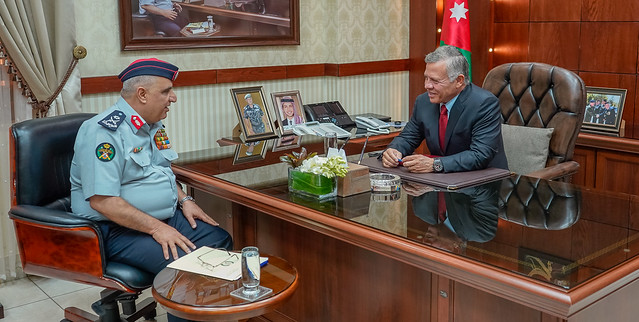 جلالة الملك عبدالله الثاني، القائد الأعلى للقوات المسلحة، يزور المديرية العامة للدفاع المدني