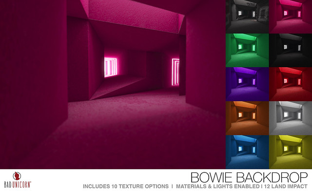 NEW! Bowie Backdrop @ TMD (includes 10 texture options)
