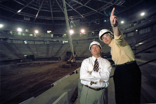 PNC Arena construction tour