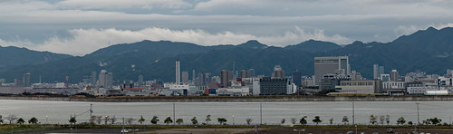 nikon d850 70300 kobe japan 神戸 日本 港 海 sea port cloud fog mist nunobiki maya rokko tower landscape mountain