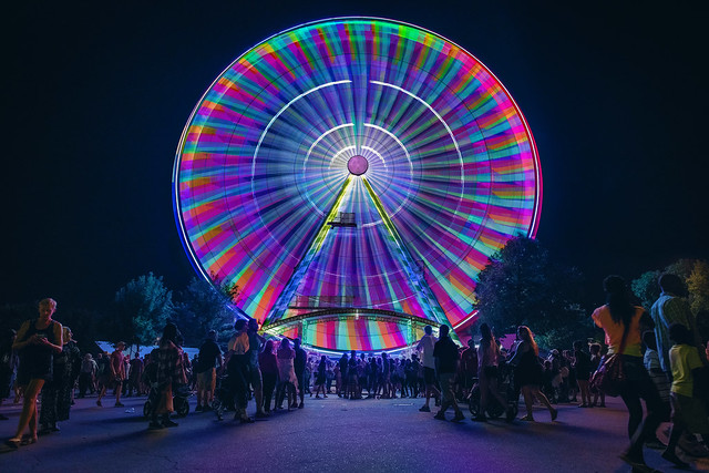 minnesota state fair - carnival ferris wheel
