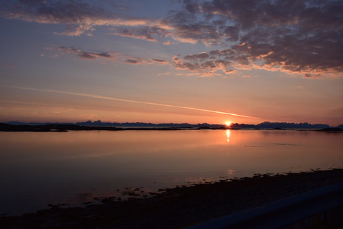 Mitternachtssonne by Gitti2006, engeløya norwegen norge mitternachtssonne sonne sunset