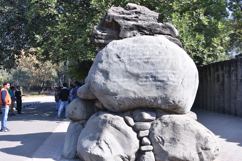 This Pile Of Rocks Marks The Entrance To Nek Chand S Rock Flickr