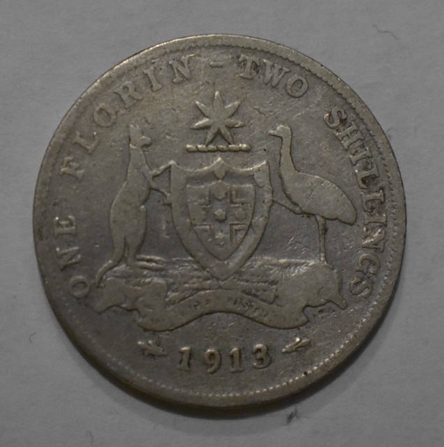 1913 Australia One Florin