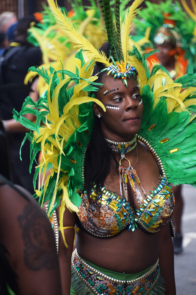 Carnival Dance Headdress Ostrich  Feathers 