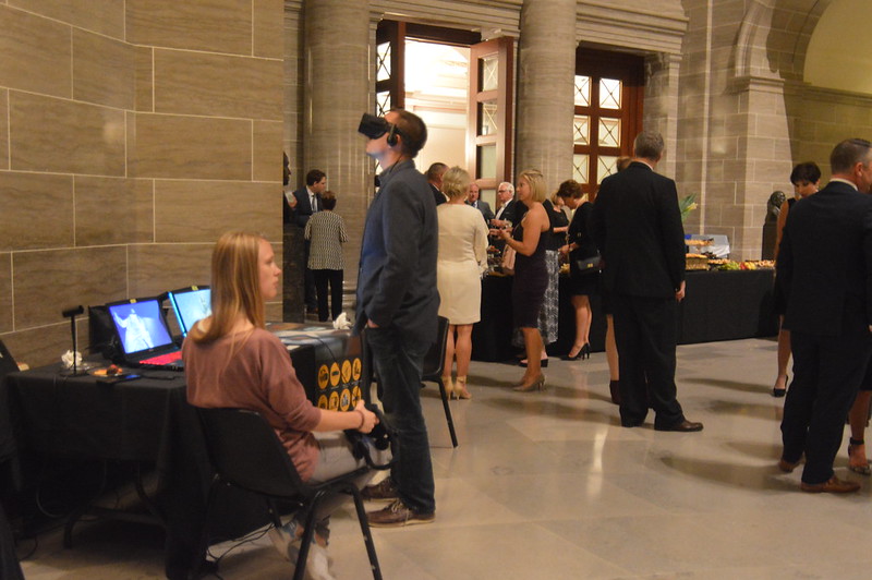 University of Missouri Students developed a virtual reality program that allowed guests to view a life-size three-dimensional model of Ceres.