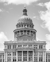 Texas State Capitol B&W Portait #jcutrer