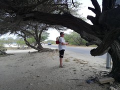 Walking to Eagle Beach, Aruba, Sept 2018