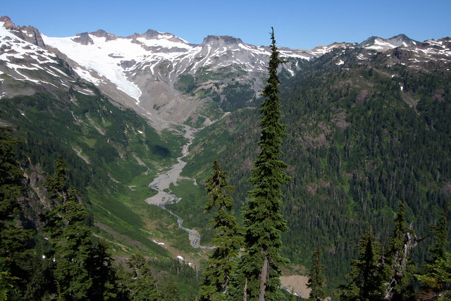 Avalanche Gorge, Rainbow Glacier, Mount Baker-Snoqualmie National Forest, Whatcom County, Washington 4