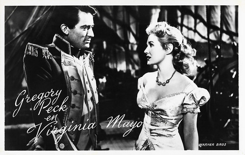 Gregory Peck and Virginia Mayo in Captain Horatio Hornblower R.N. (1951)
