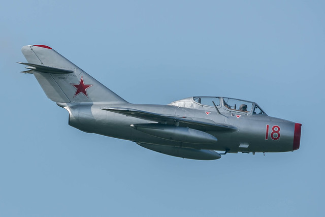 Flight 1, Mikoyan Gurevich MiG-15UTI, N104CJ, Wings and Wheels Airshow, 2018