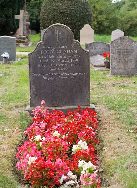 The grave of Tony Graham