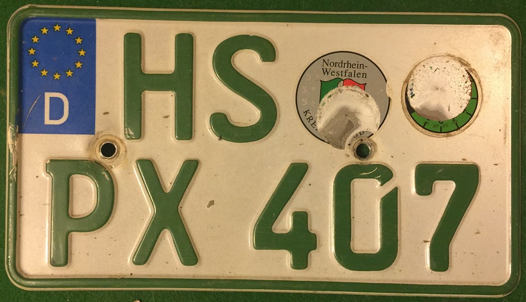 GERMANY, HEWSBURG 2000's---SMALL AGRICULTURAL TRACTOR PLATE