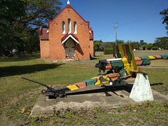 Schneider-Canet 75mm PD06 Field Cannon, which is No.362. Victoria Plantation, Ingham, Queensland.