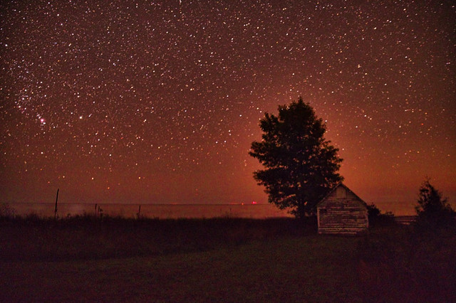 Starry, Starry Night Over Lake Michigan:  2:00 am