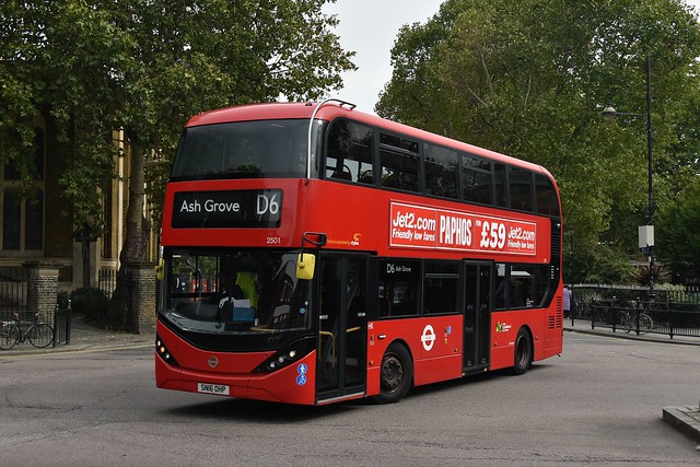 *First CTP decker* HCT Group CT+: 2501 | SN16OHP || D6: Crossharbour - Ash Grove