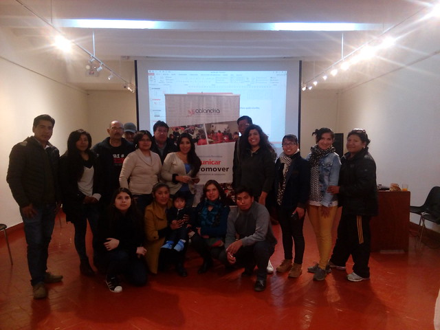 Programa formativo para periodistas Comunicar para promover - Cusco 2018