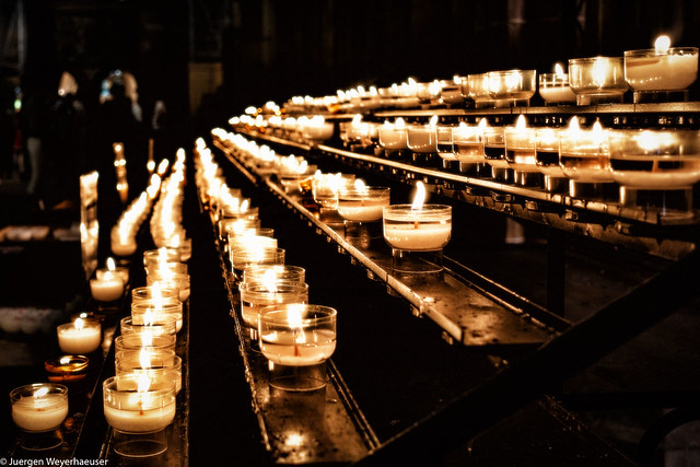 Straßburg - Kerzen im Münster
