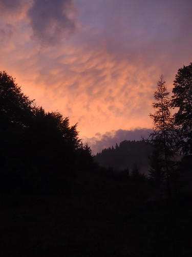 sunrise clouds donovaly slovakia