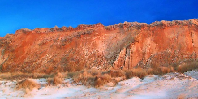 ## Das rote Kliff auf Sylt #