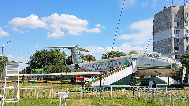 Tupolev Tu.134K c/n 0350922 Balkan Bulgarian Airlines registration LZ-TUO preserved in Silistra, Bulgaria