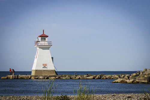 Southampton Lighthouse by Paakkonen Photo, The Southampton Lighthouse at Southampton, Ontario.canada canadarocks gary garypaakkonen greatlakes
