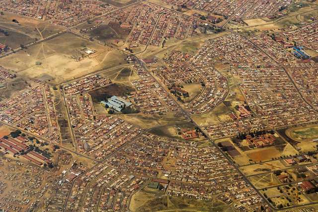 Aerial View of Johannesburg