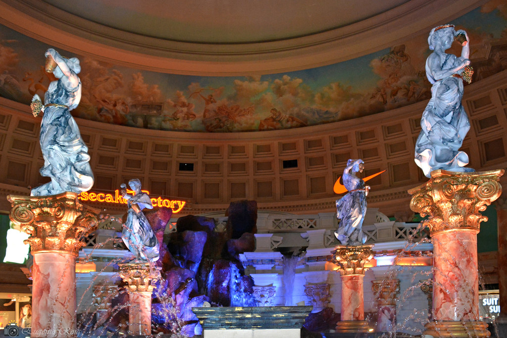 Fall of Atlantis and Festival Fountain shows at Caesars Fo…