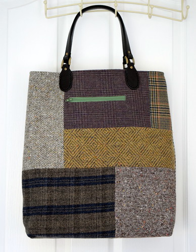 Tweed Applique Bag | Blogged: justjude-designs.com/tweed-app… | Judith ...