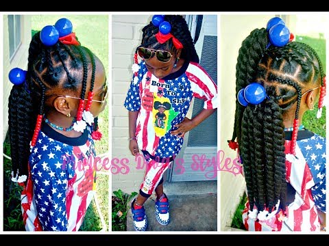 Little Girls Natural Hair Easy Crochet Hairstyle Prote