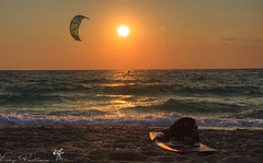 Sunset Kitesurfers!!! Sky is not the Limit