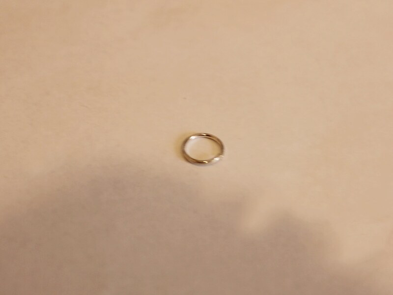 one larger jump ring